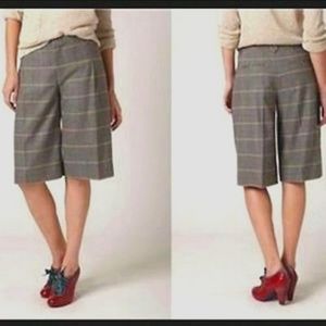 Anthropologie Cartonnier Culottes, Shorts, Peddle Pushers, Size 4